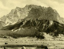 Ehrwald and the Wetterstein mountains, Tyrol, Austria, c1935. Creator: Unknown.