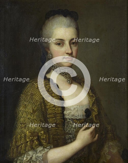 Portrait of Archduchess Maria Christina of Austria (1742-1798), Duchess of Teschen, 1765. Creator: Schmidely, Daniel (1705-1780).