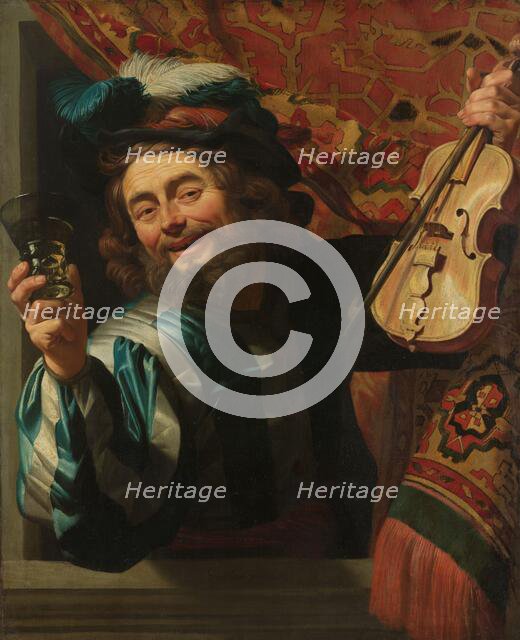 The Merry Fiddler, 1623. Creator: Gerrit van Honthorst.