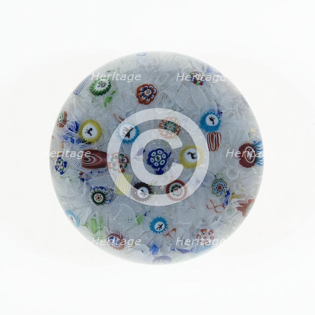 Paperweight, Lunéville, 1848. Creator: Baccarat Glasshouse.