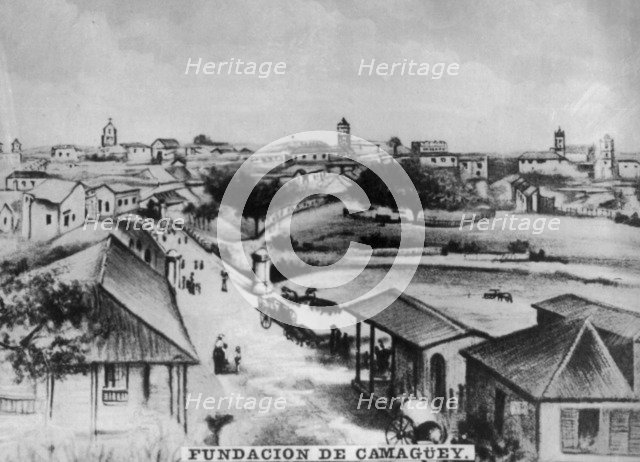 The foundation of Camagüey, Cuba, c1910. Artist: Unknown
