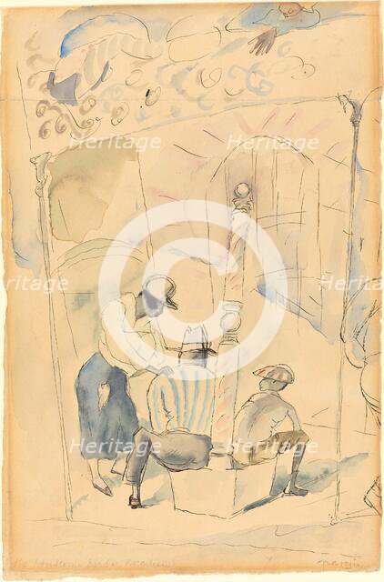 The Handsome Barber, c. 1914-1920. Creator: Jules Pascin.