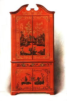 Red Lacquer Cabinet, 1907 (1908). Creator: Shirley Slocombe.