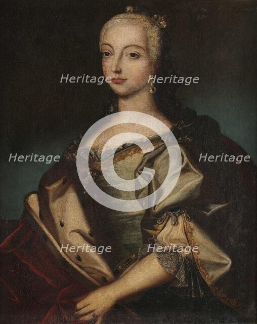 Portrait of Infanta Barbara of Portugal (1711-1758), First third of 18th century. Creator: Anonymous.