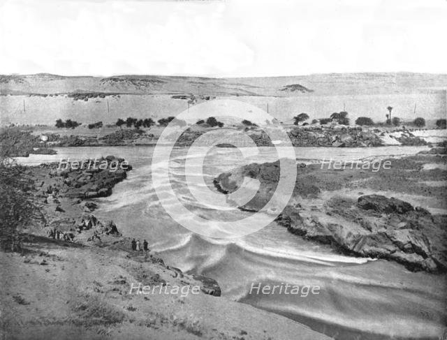 The first cataract of the Nile, Aswan, Egypt, 1895.  Creator: W & S Ltd.