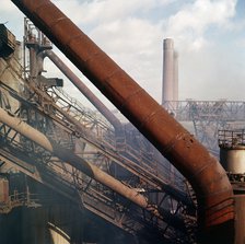 Consett Steelworks, County Durham, 1945-1980. Artist: Eric de Maré.