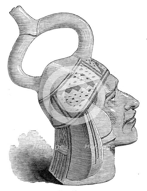 Peruvian drinking cup, 1845. Creator: Unknown.