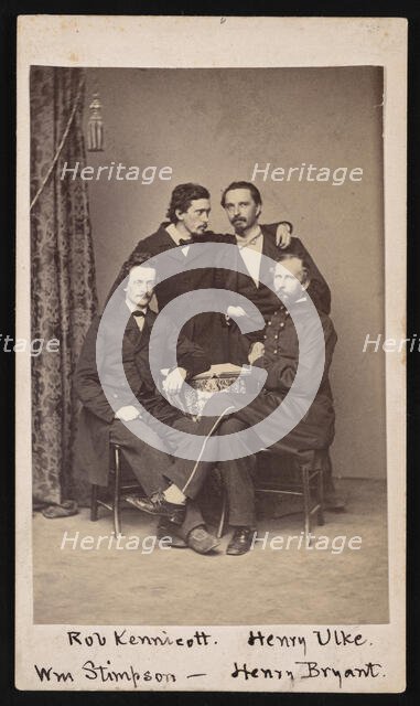 Group Portrait of Megatherium Club, Circa 1862-1863. Creator: Unknown.