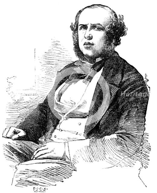 Mr. Peter Cunningham, F.S.A. - from a photograph by Cundall, 1856.  Creator: Unknown.