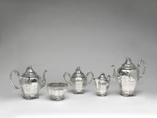 Set of silver tableware, 1852/64.  Creator: J.T. and E.M. Edwards.
