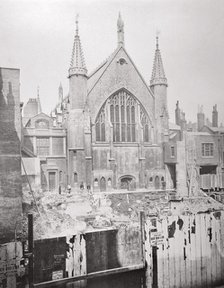 Guildhall, City of London, 1870. Artist: Anon