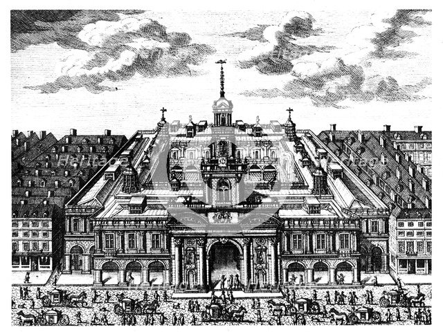The Royal Exchange, London, late 17th century. Artist: Unknown