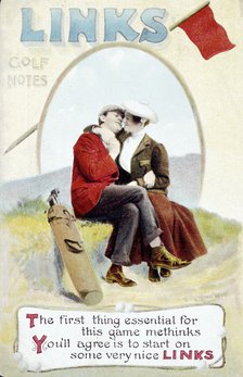 'The Links' postcard, 1905. Artist: Unknown