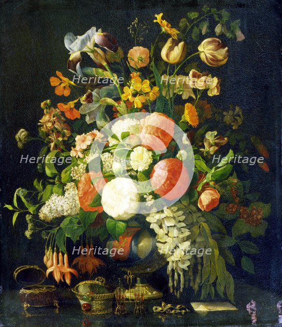 'Flowers', 18th century. Artist: Rachel Ruysch