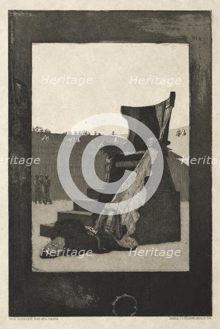 Vom Tode I, (Opus II, 1889) No. 6. Creator: Max Klinger (German, 1857-1920).