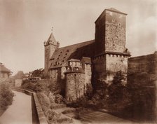 Castle at Nuremberg, between 1880 and 1890. Creator: Adolphe Braun.
