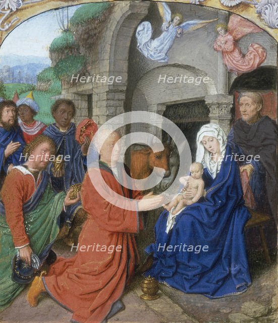 Adoration of the Kings, c1475-c1500. Creators: Unknown, Gerard David.