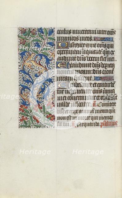 Book of Hours (Use of Rouen): fol. 112v, c. 1470. Creator: Master of the Geneva Latini (French, active Rouen, 1460-80).