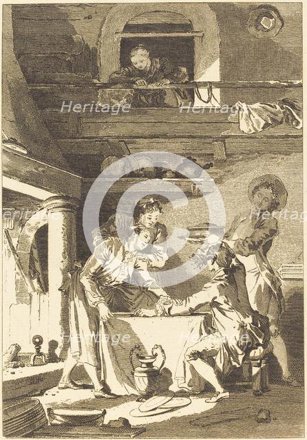 Le pate d'anguilles. Creator: Charles Emmanuel Patas.