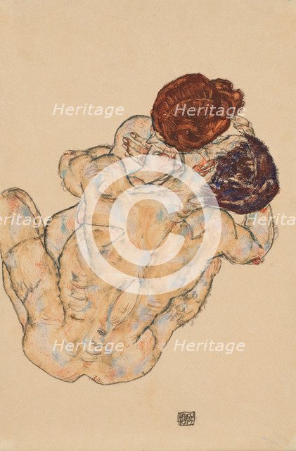 Man and Woman (Embrace), 1917.