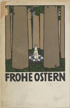 Happy Easter (Frohe Ostern), 1908. Creator: Urban Janke.