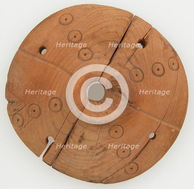 Spindle Whorl, Coptic, 3rd-5th century. Creator: Unknown.