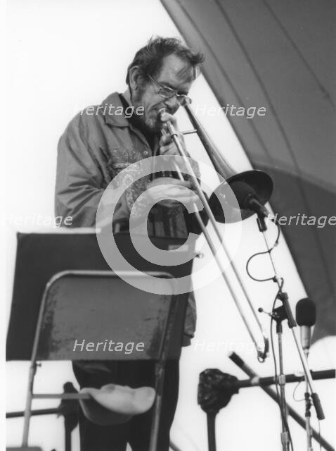 Jimmy Knepper, Capital Radio Jazz Festival, Alexandra Palace, London, 1979. Creator: Brian Foskett.