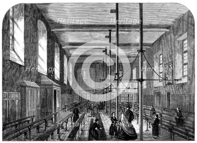 The Great Schools of England: Christ's Hospital - the Grammar-School, 1862. Creator: Unknown.