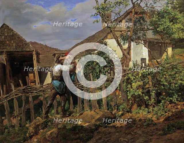 Neighbors, 1859. Creator: Ferdinand Georg Waldmuller.