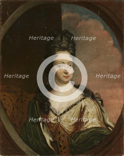 Portrait of Elisabeth Christine of Brunswick-Wolfenbüttel (1691-1750)..., 1st half of 18th cent. Creator: Mijtens (Meytens), Martin van, the Younger (1695-1770).