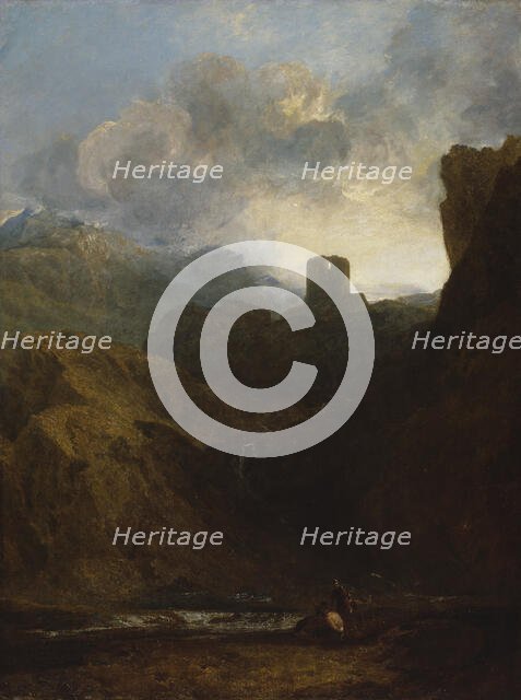 Dolbadern Castle, North Wales, 1800. Creator: JMW Turner.