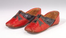 Slippers, American, 1850-75. Creator: Unknown.