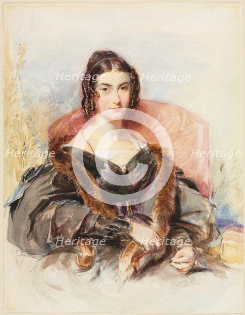 Portrait of a Woman, c. 1830-1835. Creator: George Richmond (British, 1809-1896).