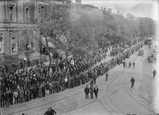 Schley, Winfield Scott, Rear Admiral, U.S.N. - Funeral, St. John's Church. Procession, 1911. Creator: Harris & Ewing.