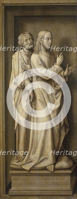 Redemption Tryptich: The Tribute Money. Artist: Stockt, Vrancke van der (1420-1495)