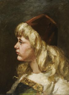 Natalie at Seven, 1883. Creator: Alice Pike Barney.