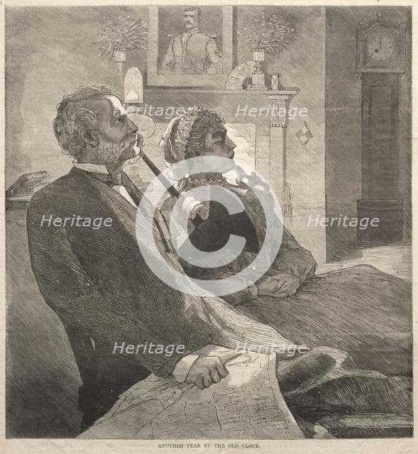 Another Year by the Old Clock, 1870. Creator: Winslow Homer (American, 1836-1910).