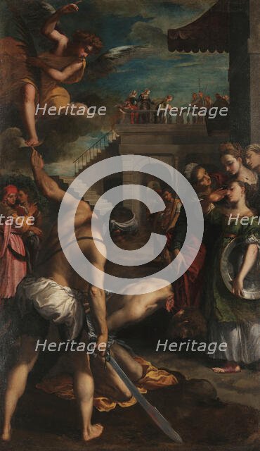 The Beheading of Saint John the Baptist, 1603-1604. Creator: Scarsellino (Scarsella), Ippolito (1551-1620).