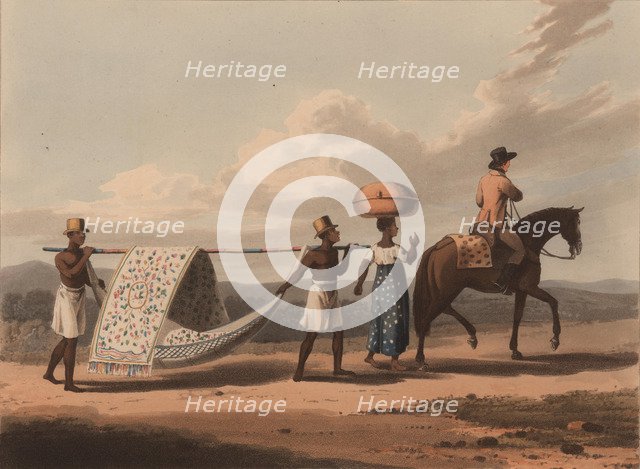 A Planter and his Wife on a Journey, 1816. Creator: Anonymous.