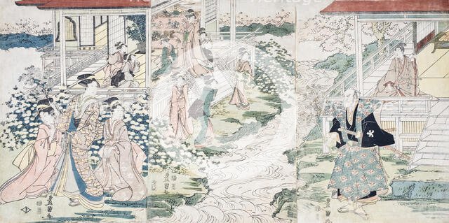 Imoseyama (the Japanese Romeo and Juliet), 1806. Creator: Utagawa Toyokuni I.