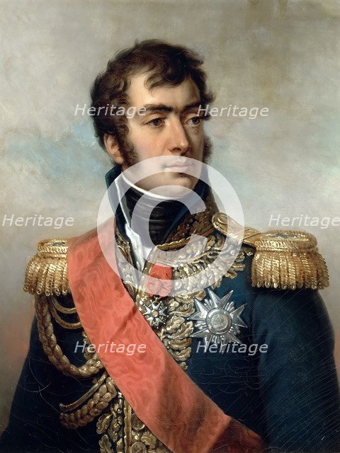 Auguste Frédéric Louis Viesse de Marmont, 1st Duke of Ragusa (1774-1852). Artist: Guérin, Paulin (1783-1855)