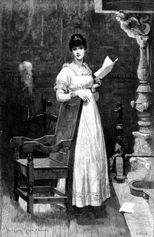 News from Abroad, by Davidson Knowles, 1890. Creator: R. Taylor.