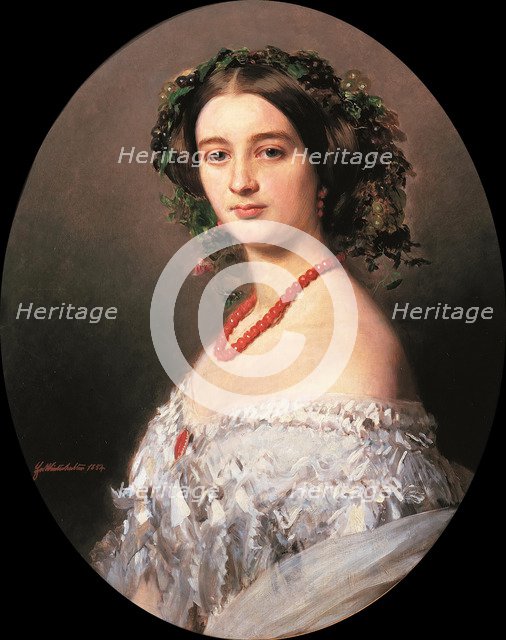 Malcy Louise Caroline Frederique Berthier de Wagram, Princess Murat (1832-1884), 1854.