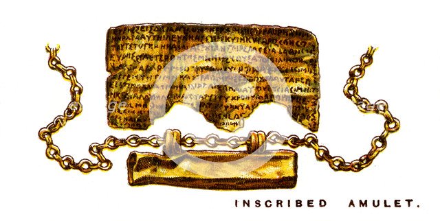 Inscribed Amulet, 1923. Artist: Unknown