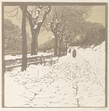 Winter (Hohe Warte in Vienna), 1903. Creator: Moll, Carl (1861-1945).