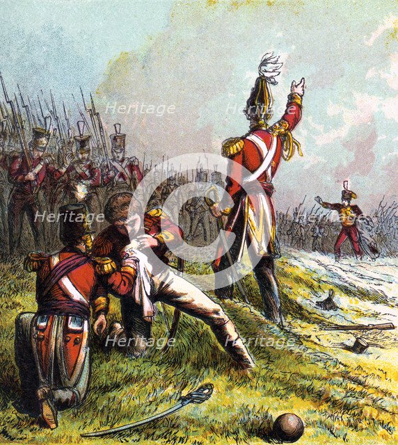 'Death of Sir John Moore, 1809', (c1850s). Artist: Unknown