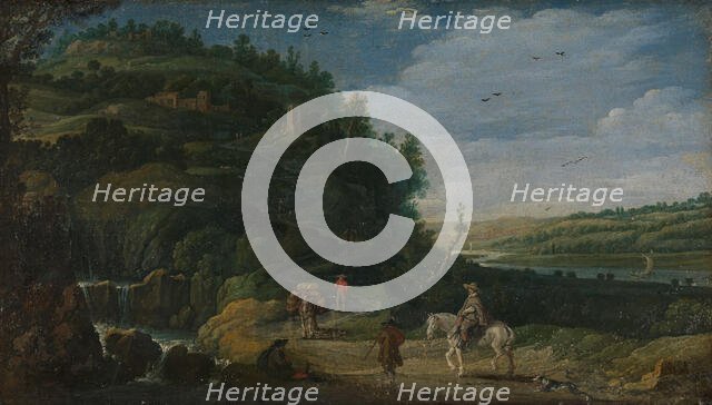 Landscape with rider, 1625. Creator: Esaias van de Velde.