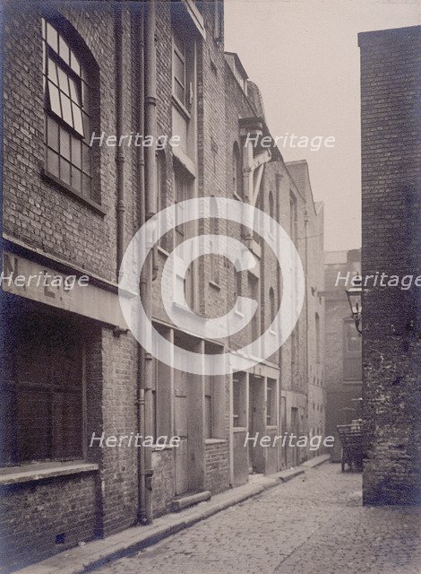 George and Catherine Wheel Alley, London, c1912. Artist: Anon