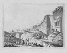 'Bridge over the Brook Cedron. John, 18.1', 1830. Artist: J Clarke.