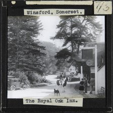 Royal Oak inn, Halse Lane, Winsford, West Somerset, Somerset, 1927-1939. Creator: Unknown.